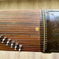 Huali Guzheng 上海华黎古筝 Ebony Wood 黑檀 with sculpted lotus flowers 木浮雕步步生莲 Ebony 黑檀