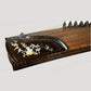 Huali Guzheng 上海华黎古筝 Ebony Wood 黑檀 with shell inlay birds and flowers 贝雕鸟语花香 Ebony 黑檀