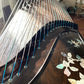 Huali Guzheng 上海华黎古筝 Ebony Wood 黑檀 with shell inlay birds and flowers 贝雕鸟语花香 Ebony 黑檀