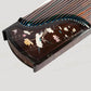 Huali Guzheng 上海华黎古筝 Ebony Wood 黑檀 with shell inlay Lotus Leaf and Flowers 贝雕荷塘月色 Ebony 黑檀