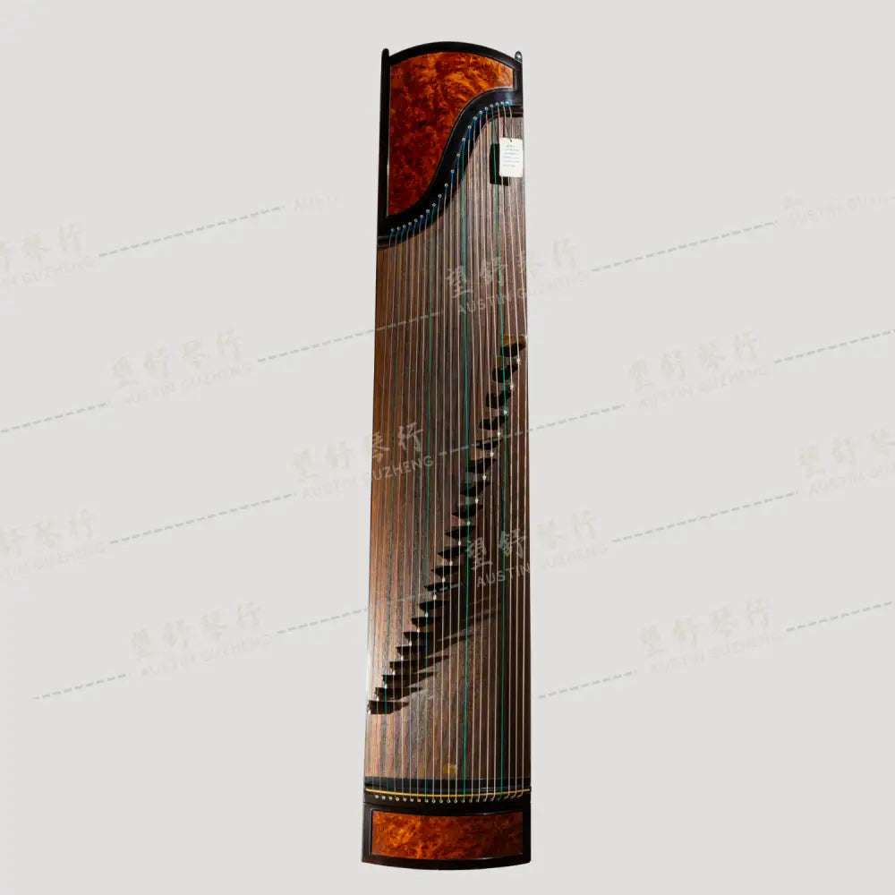 Huali Guzheng 上海华黎古筝 Madagascar Rosewood with Knot Veneer玫瑰紫檀木瘤 Madagascar Rosewood 玫瑰紫檀
