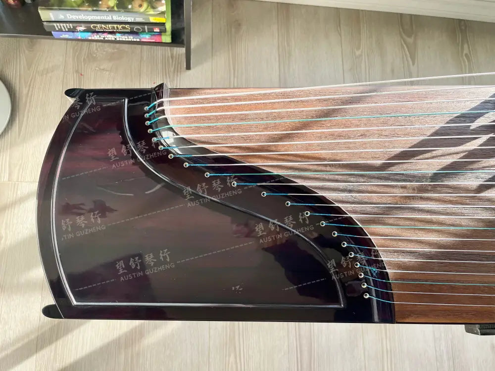 Huali Guzheng 上海华黎古筝 Plain East Indian Rosewood 阔叶黄檀素面 East Indian Rosewood 阔叶黄檀