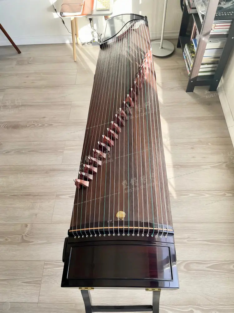 Huali Guzheng 上海华黎古筝 Plain East Indian Rosewood 阔叶黄檀素面 East Indian Rosewood 阔叶黄檀