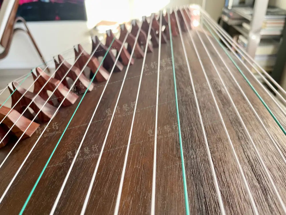 Huali Guzheng 上海华黎古筝 Plain East Indian Rosewood 阔叶黄檀素面 East Indian Rosewood 阔叶黄檀