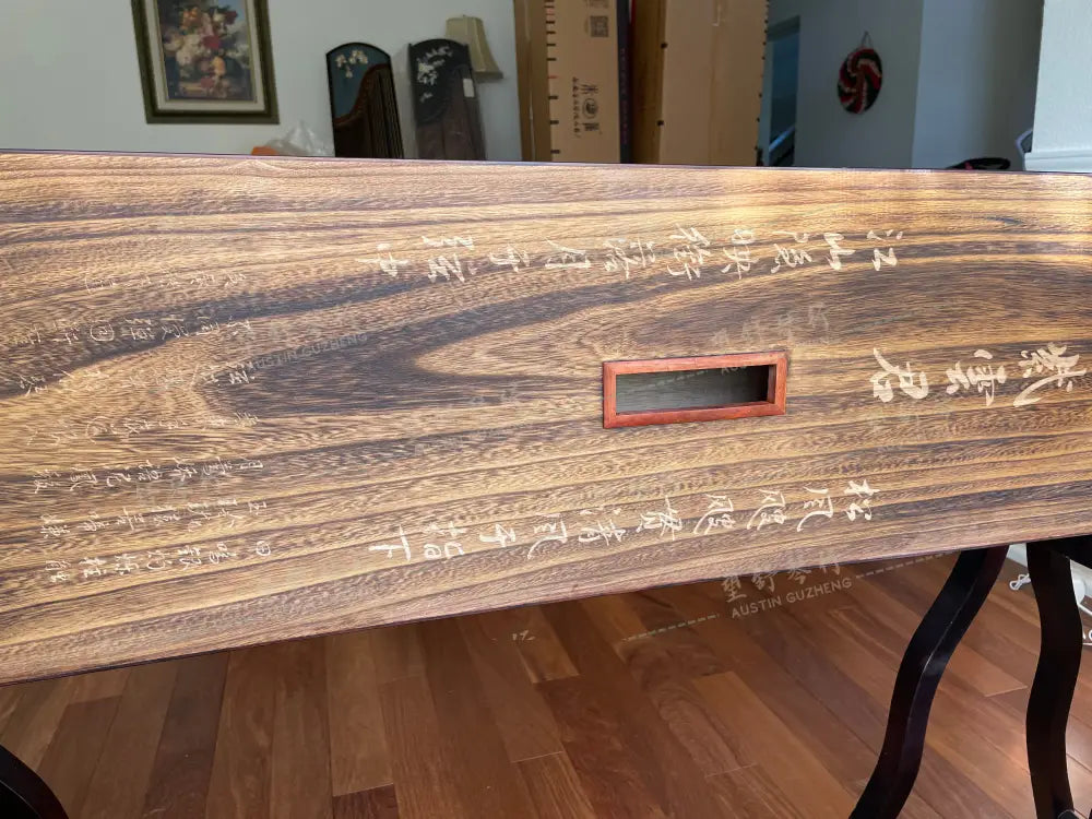 Huali Guzheng 上海华黎古筝 Plain East Indian Rosewood 阔叶黄檀素面 East Indian Rosewood 阔叶黄檀