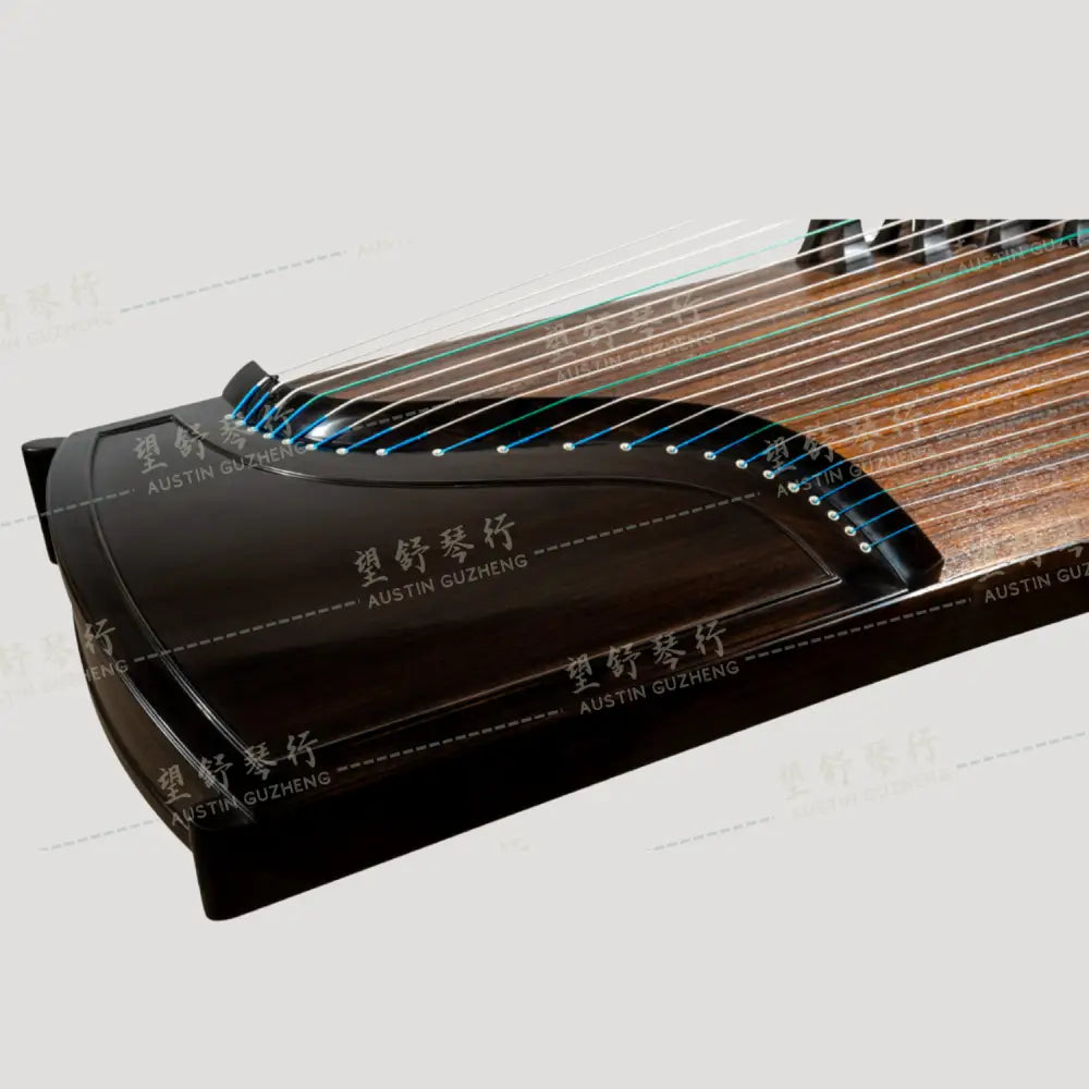 Huali Guzheng 上海华黎古筝 Plain Ebony Wood 黑檀素面 Ebony 黑檀