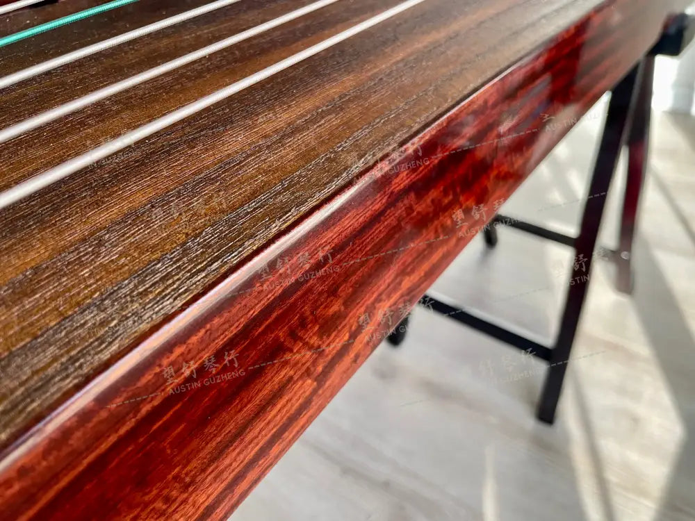 Huali Guzheng 上海华黎古筝 Zambia Rosewood 血紫檀/血檀 Zambia Rosewood 血檀