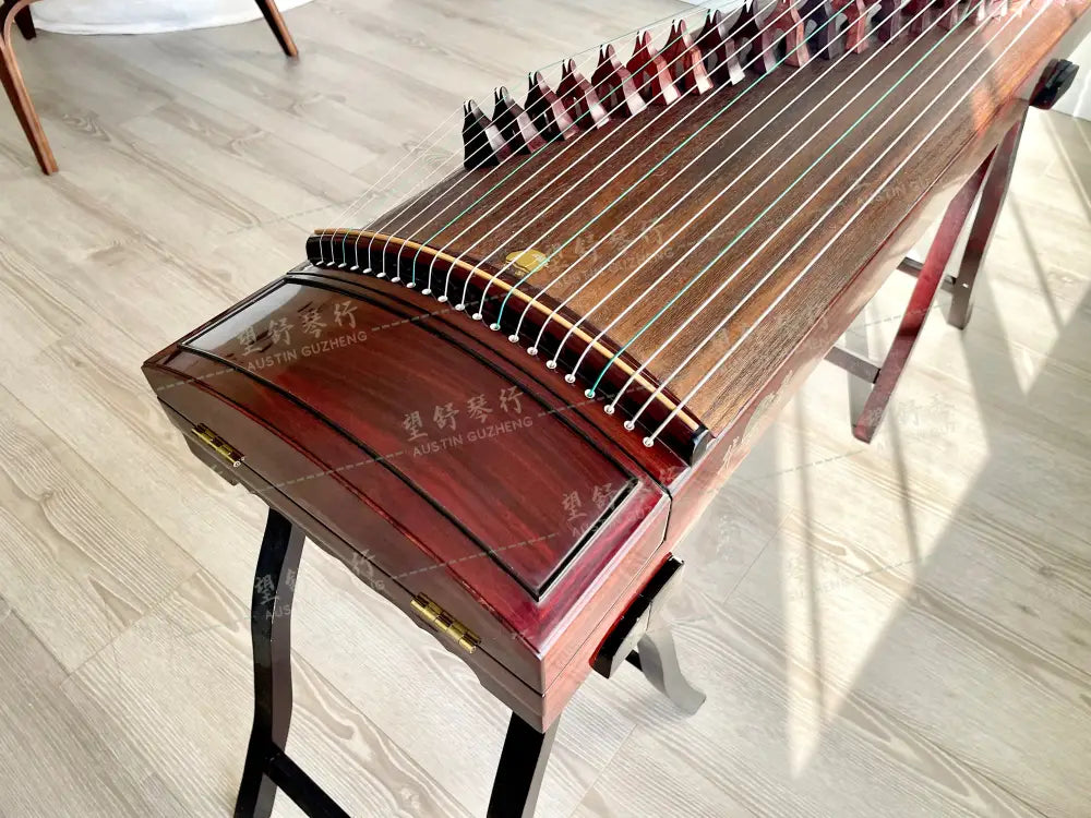 Huali Guzheng 上海华黎古筝 Zambia Rosewood 血紫檀/血檀 Zambia Rosewood 血檀