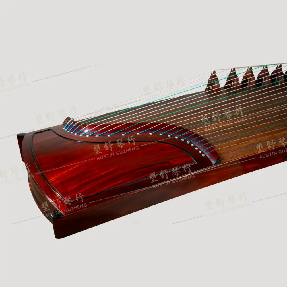 Huali Guzheng 上海华黎古筝 Zambia Rosewood 血紫檀/血檀 Zambia Rosewood 血檀