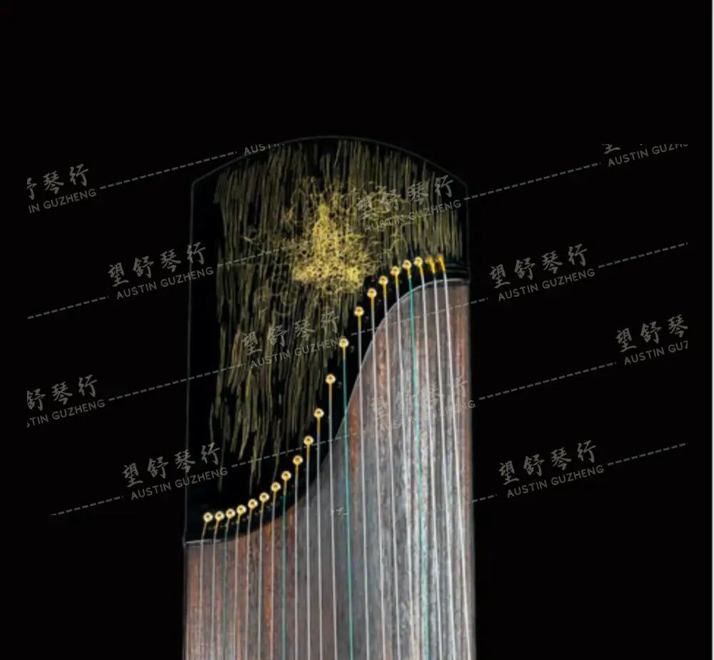Songbo guzheng 松柏大漆古筝 观自在 Guan Zi Zai DQ163-8