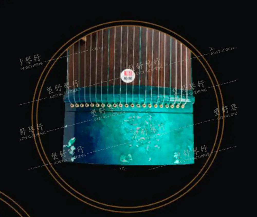 Songbo guzheng 松柏大漆古筝 青翡 Qing Fei DQ163-1