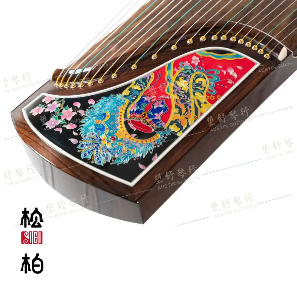 Songbo guzheng 松柏古筝｜挖筝 carved ｜ 十里红妆 Shi Li Hong Zhuang WASB163-1