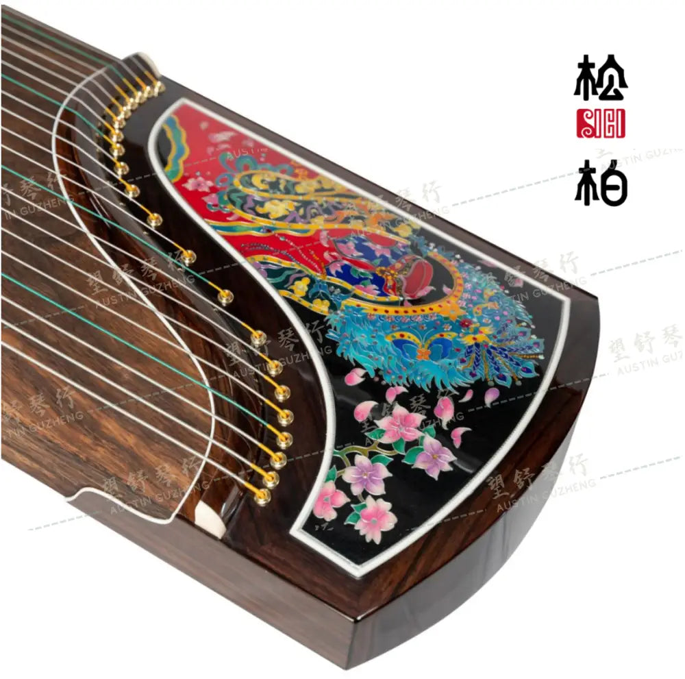 Songbo guzheng 松柏古筝｜挖筝 carved ｜ 十里红妆 Shi Li Hong Zhuang WASB163-1