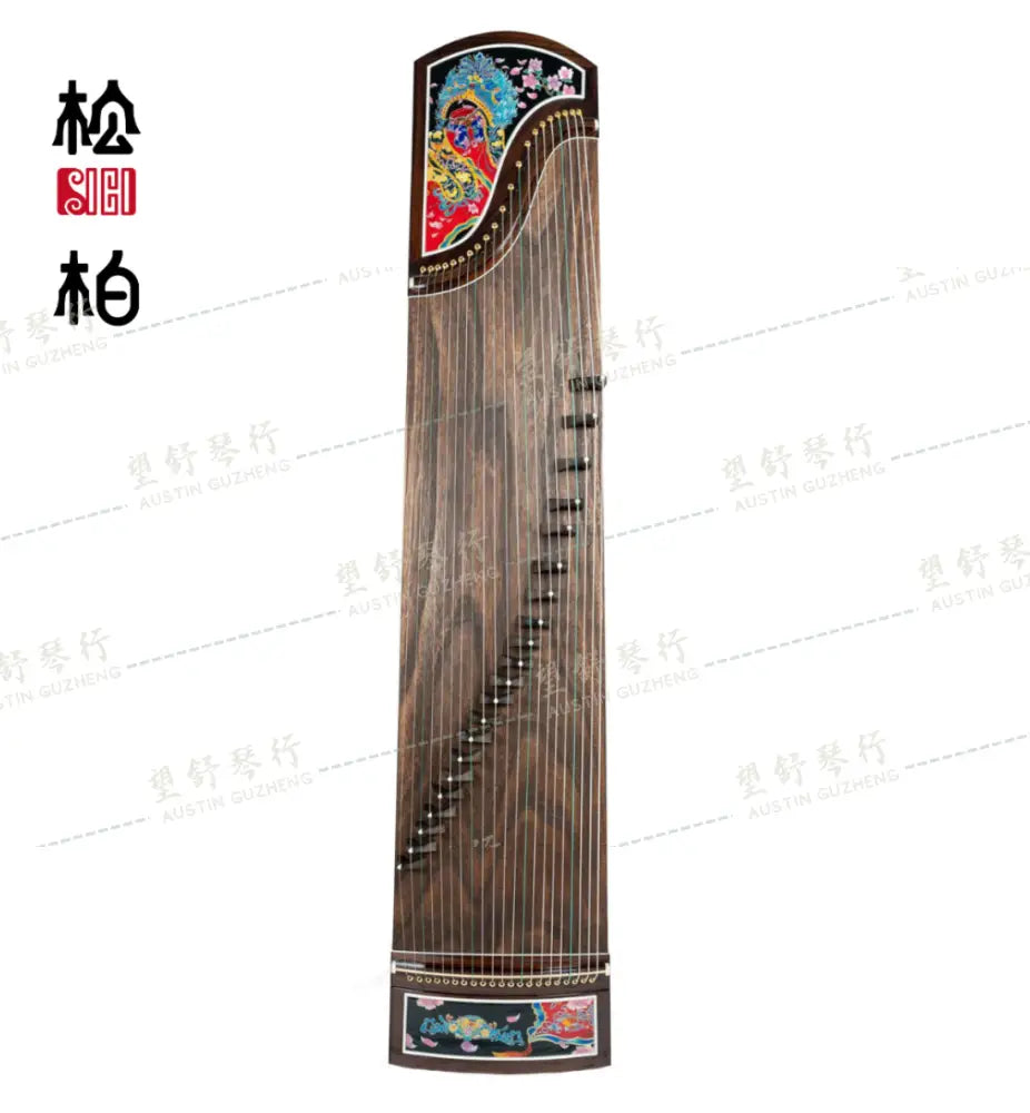 Songbo guzheng 松柏古筝｜挖筝 carved ｜ 十里红妆 Shi Li Hong Zhuang WASB163-1