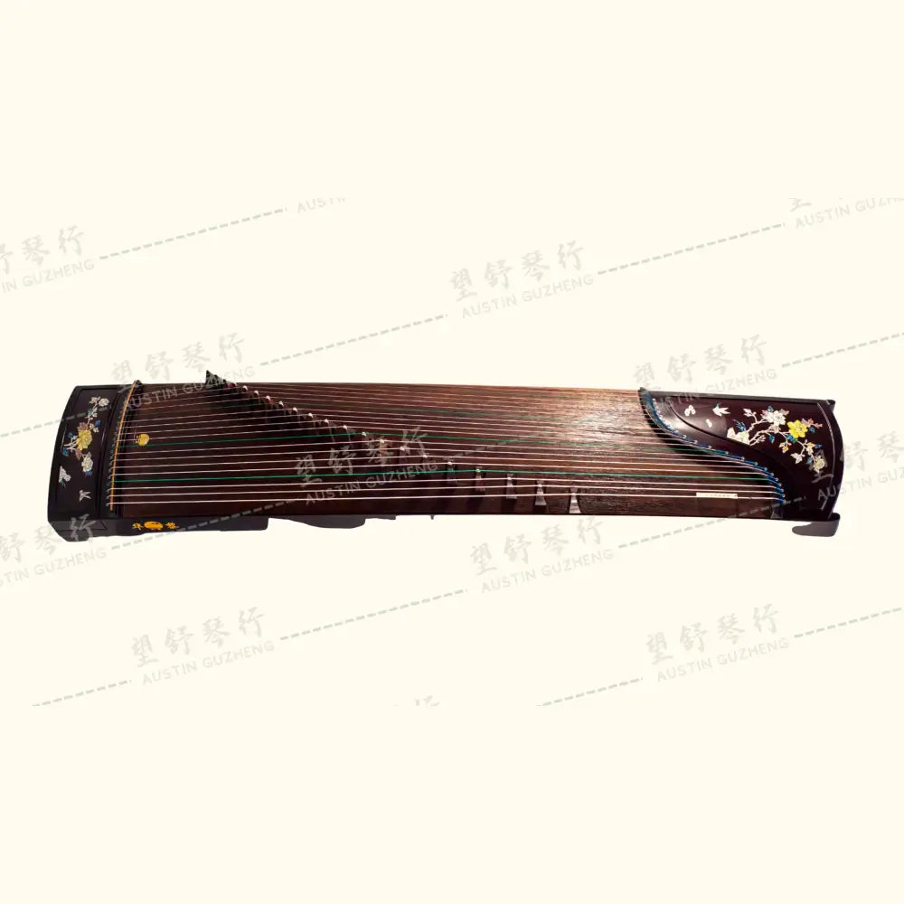 [teaching-like new] Huali 华黎 | East Indian Rosewood 阔叶黄檀 with shell inlay flowers 彩贝国色天香 East Indian Rosewood 阔叶黄檀