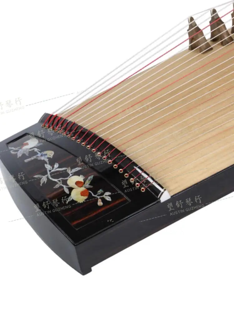 Zhuque Guzheng 613 135cm Pomegranate Travel Sized 西安朱雀古筝 613 小型便携旅行式 榴花如丹 Air Dried 6 years