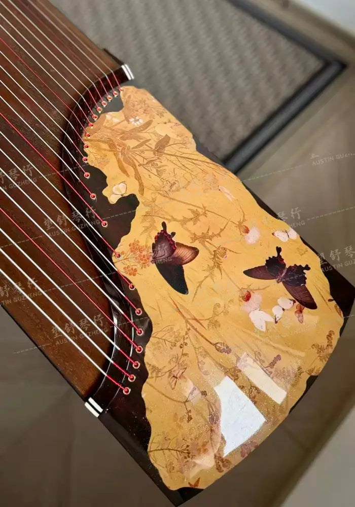 Zhuque Guzheng 8xx series 朱雀8系整挖 繁花蝶影 “Flourishing Butterfly Silhouettes” Air Dried 8 years