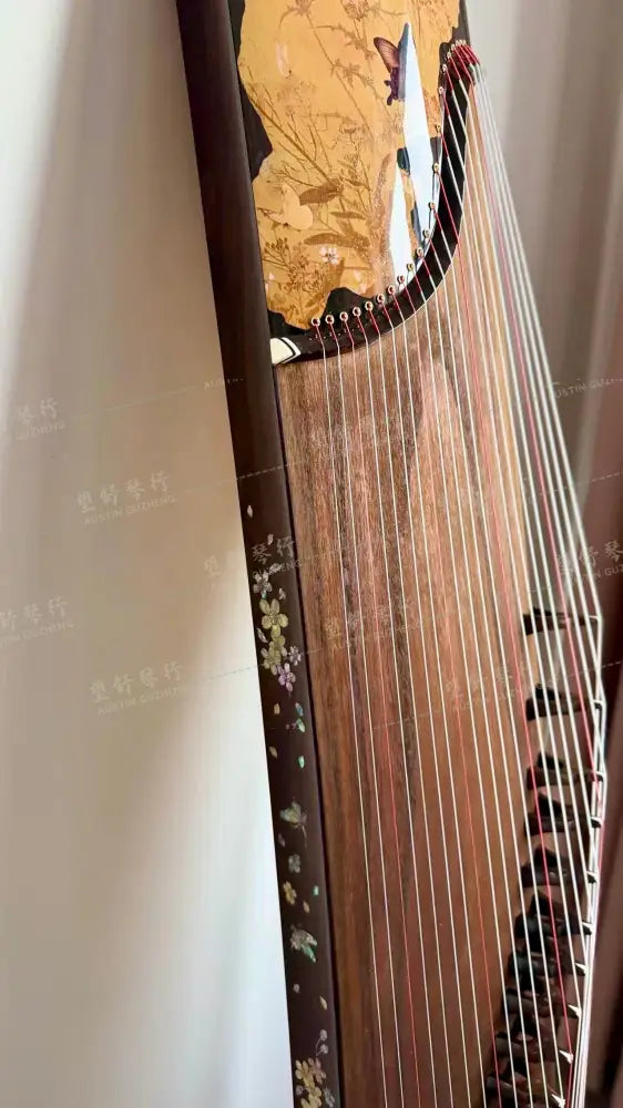 Zhuque Guzheng 8xx series 朱雀8系整挖 繁花蝶影 “Flourishing Butterfly Silhouettes” Air Dried 8 years