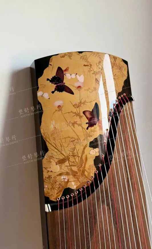 Zhuque Guzheng 8xx series 朱雀8系整挖 繁花蝶影 “Flourishing Butterfly Silhouettes” Air Dried 8 years